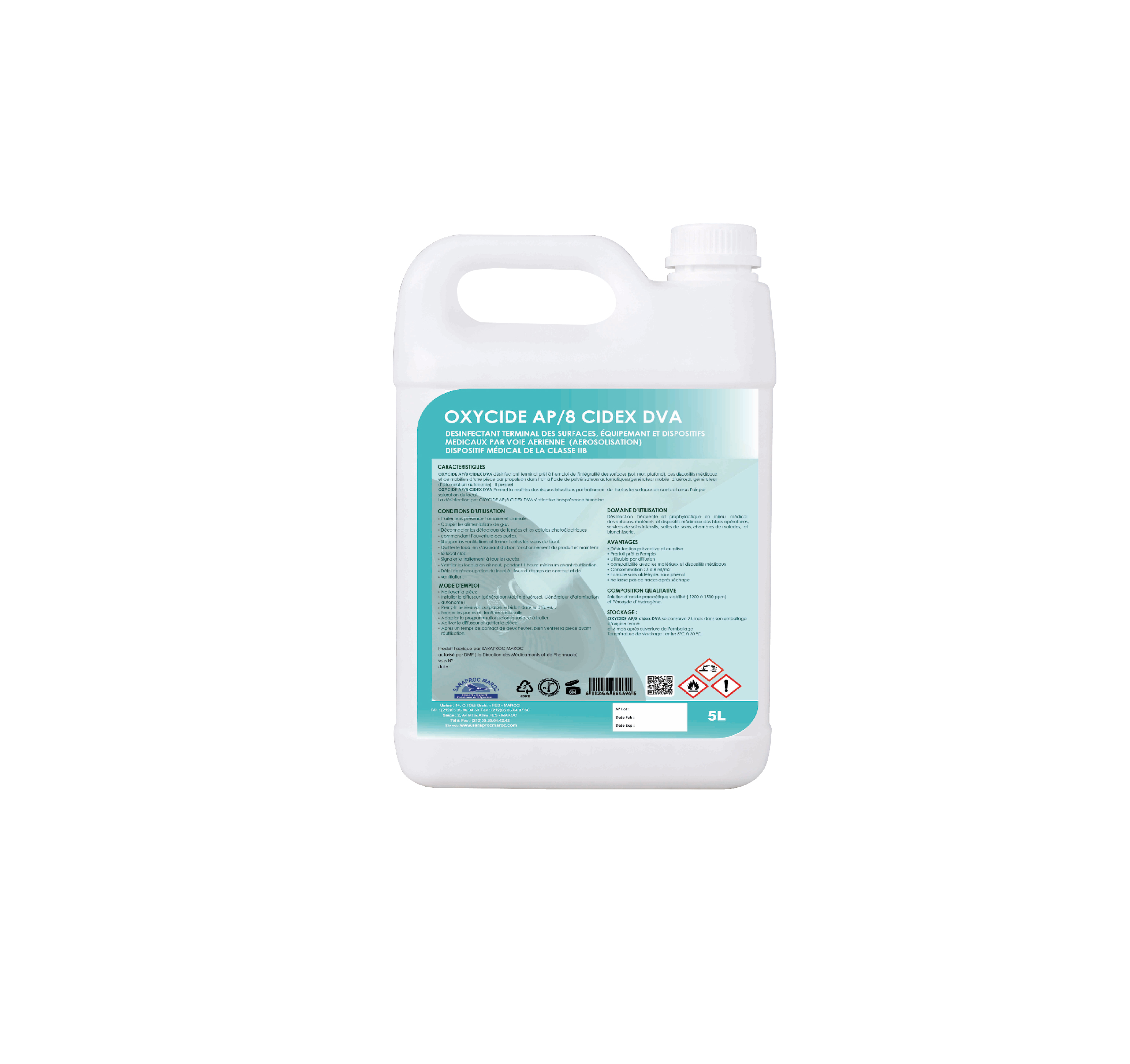 OXYCIDE AP/8 DVA CIDEX